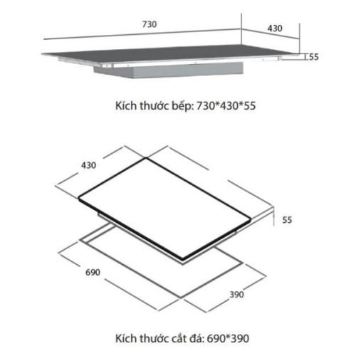 Bếp Từ Đôi SPELIER STL 510S Bếp Từ Đôi SPELIER STL 510S
