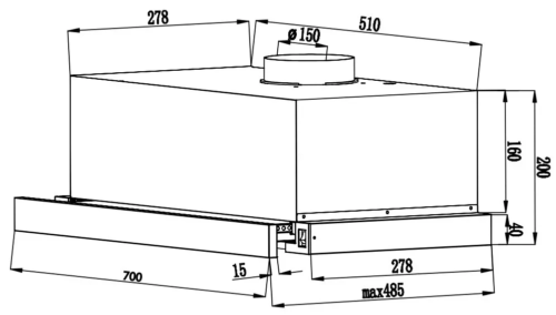 Máy Hút Mùi CANZY CZ-70WRH Máy Hút Mùi CANZY CZ-70WRH