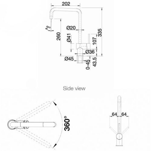 VÒI RỬA BLANCO FINESS 512322 1 Blanco Finess 512322 (1)