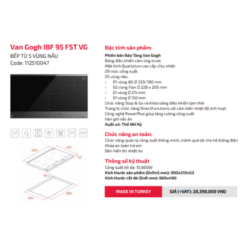 Bếp Từ 5 Vùng Nấu Teka Van Gogh Ibf 95 Fst Vg Beptuhanoi (2)