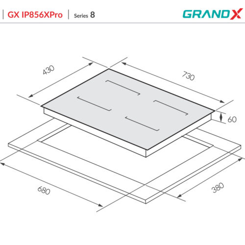 Bếp Từ GrandX GX IP856Pro Series 8 3 Bếp Từ Grandx Gx Ip856pro (2)