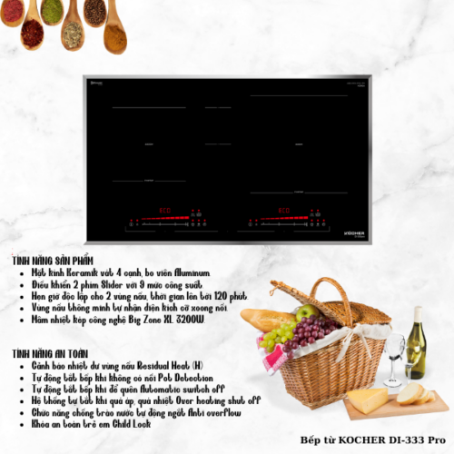 Bếp Từ Kocher Di 333 Pro (7) Bếp Từ Kocher Di 333 Pro (7)