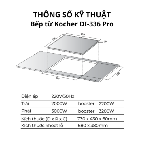 Bếp Từ Kocher Di 336 Pro (5)
