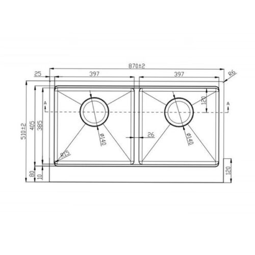 Chau Rua Bat Konox Kn8751da Retta (1) Chậu Rửa Konox KN8751DA Retta