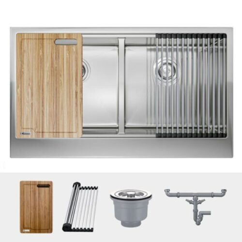 Chau Rua Bat Konox Kn8751da Retta (2) Chậu Rửa Konox KN8751DA Retta