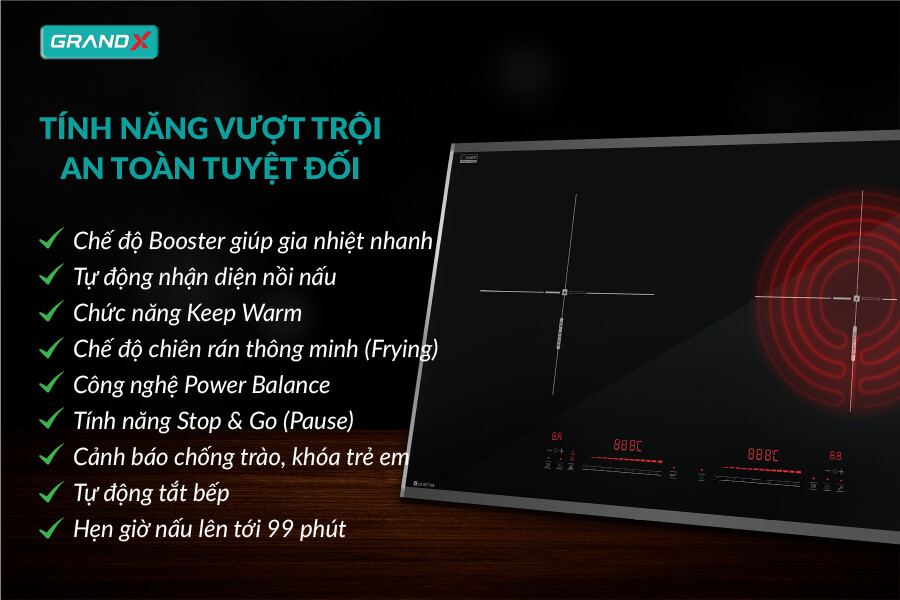 Bếp Hồng Ngoại GrandX GX E677SE 10 Gx E677se 03