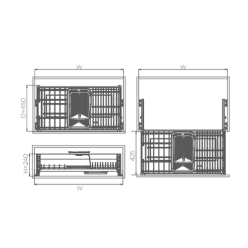 Giá Bát Đĩa HiGold 303861