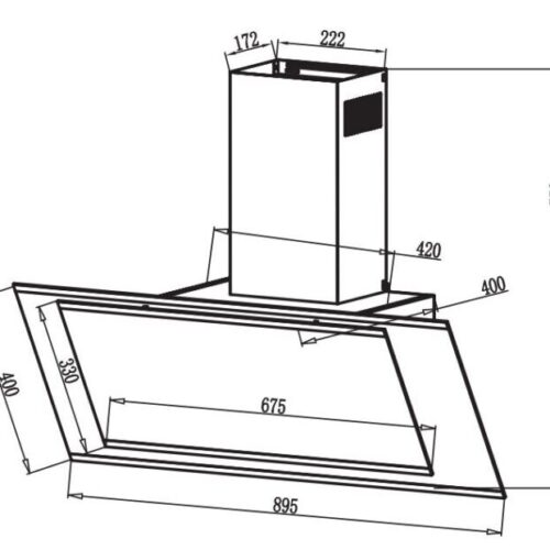 Máy Hút Mùi FEUER V869 White 1 Máy Hút Mùi FEUER V869 White