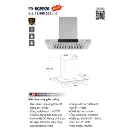 MÁy HÚt MÙi Fandi Ecpr70 Beptuhanoi (10)