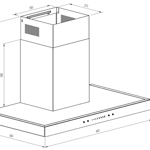 Máy Hút Mùi Fandi SHPR70 7 MÁy HÚt MÙi Fandi Shpr7090 Beptuhanoi (8)