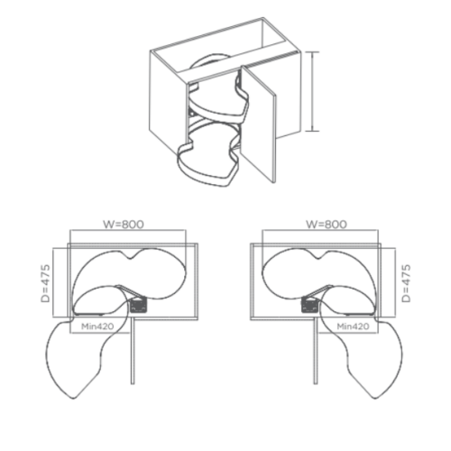 Mâm Xoay HiGold 101082 Mâm Xoay HiGold 101082