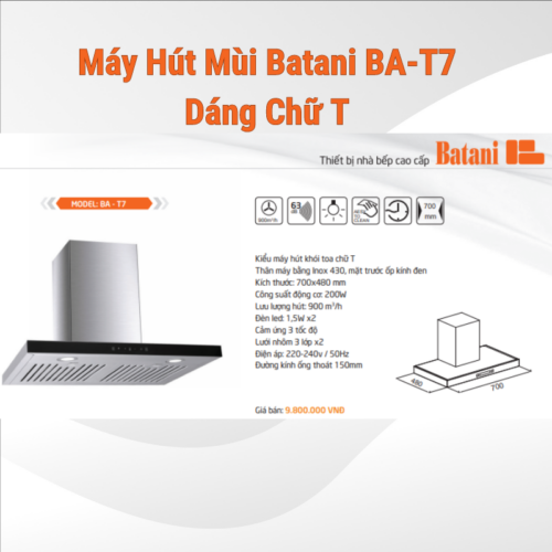 Máy Hút Mùi Batani Ba T7 (4)