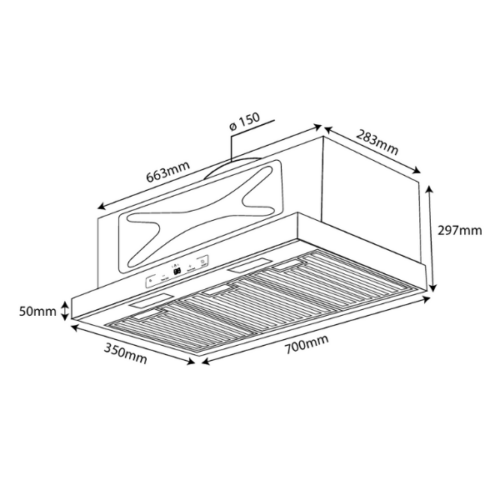 Máy Hút Mùi Kocher TURBO X-350T