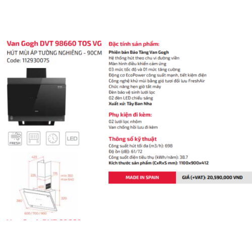 Máy Hút Mùi Teka Van Gogh Dvt 98660 Tos Vg Bếp Từ Hà Nội (5)