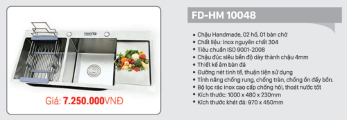 Chậu Rửa Bát FANDI FD-HM 10048