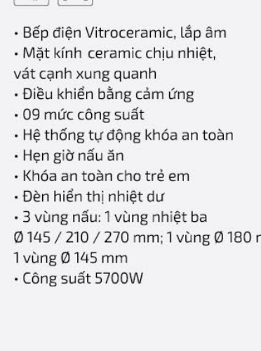 Bếp điện từ Teka TRC 83631 TCS