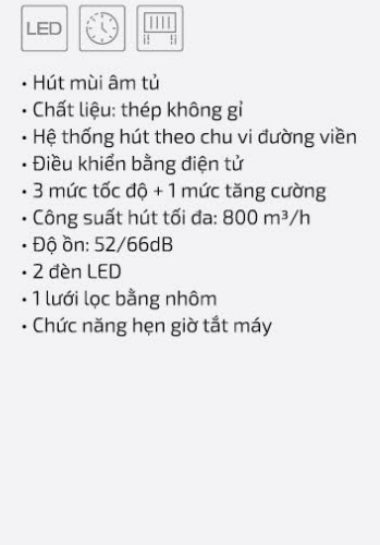 Máy hút mùi Teka GFL 77650 1 Máy hút mùi Teka GFL 77650