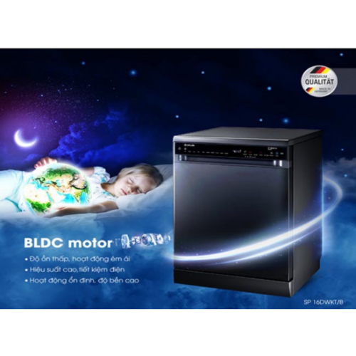 Máy Rửa Bát Spelier SP 16 DWKT/B Máy Rửa Bát Spelier SP 16 DWKT/B