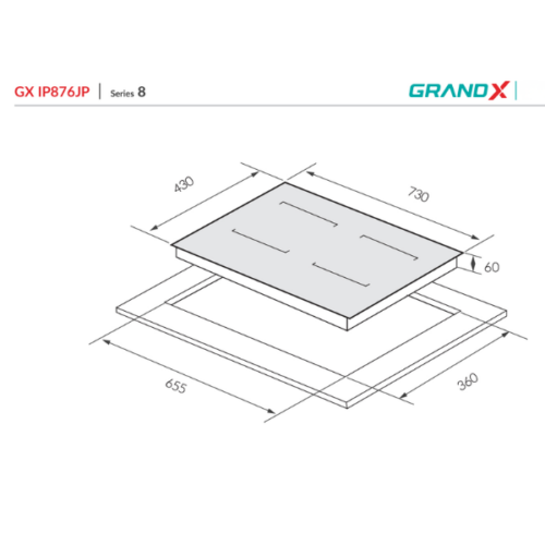 Bếp Từ Grandx Gx Ip876jp Beptuhanoi (2)