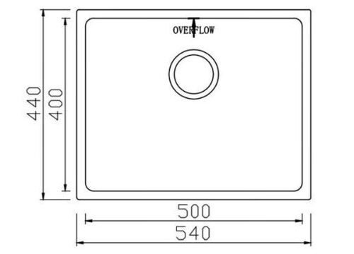 Chậu Rửa Konox KN5444SU Dekor 3 Chau Rua Konox Kn5444su Dekor (1)