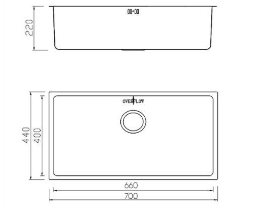 Chậu Rửa Konox KN7044SU Dekor 3 Chau Rua Konox Kn7044su Dekor (1)