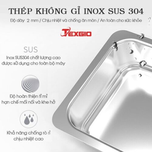 Máy Rửa Bát Công Nghiệp UltraSonic Texgio Luxury TGU-1200XS