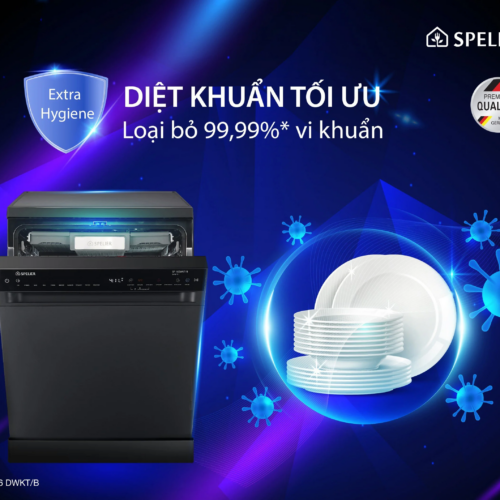 Máy Rửa Bát Spelier SP 16 DWKT/G 3 Máy Rửa Bát Spelier SP 16 DWKT/G